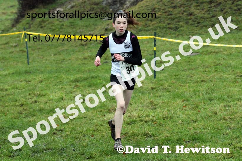 Girls under-13s, NECAA Junior Cross Country Relays, Thornley Farm, Peterlee, Saturday, December 12th. Photo: David T. Hewitson/Sports for All Pics